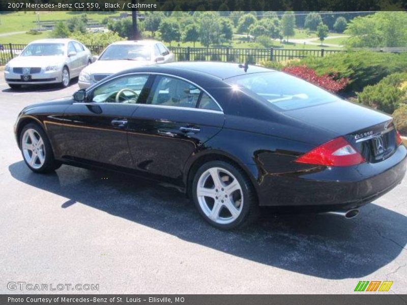 Black / Cashmere 2007 Mercedes-Benz CLS 550