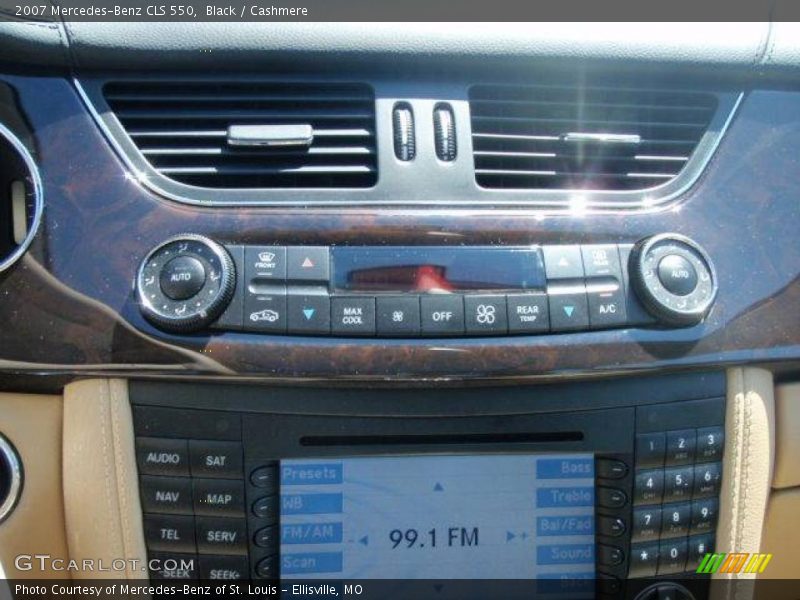 Black / Cashmere 2007 Mercedes-Benz CLS 550