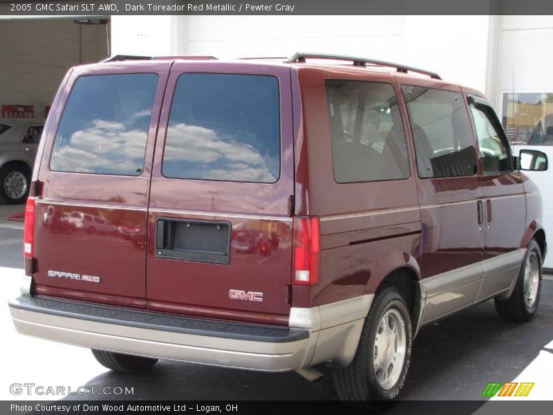 Dark Toreador Red Metallic / Pewter Gray 2005 GMC Safari SLT AWD