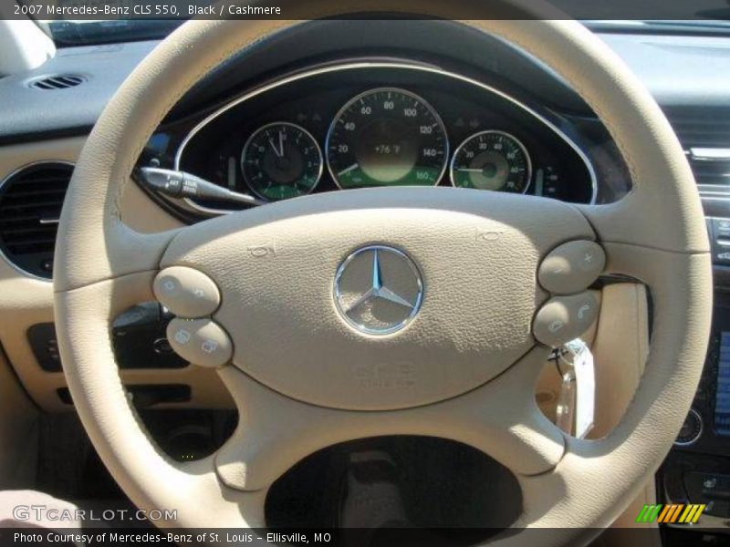 Black / Cashmere 2007 Mercedes-Benz CLS 550