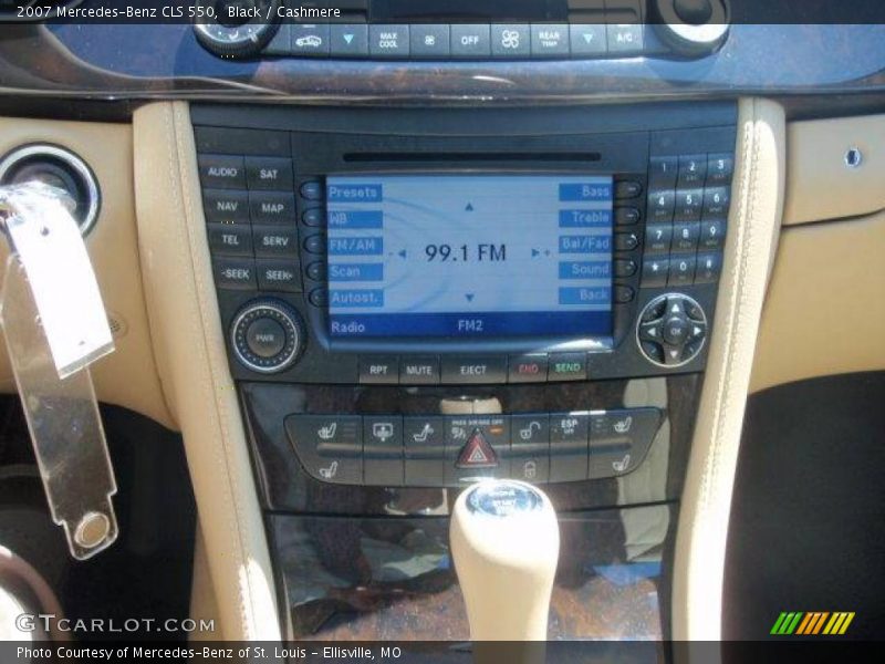 Black / Cashmere 2007 Mercedes-Benz CLS 550