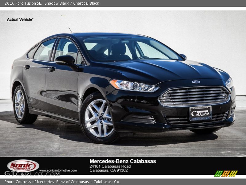 Shadow Black / Charcoal Black 2016 Ford Fusion SE
