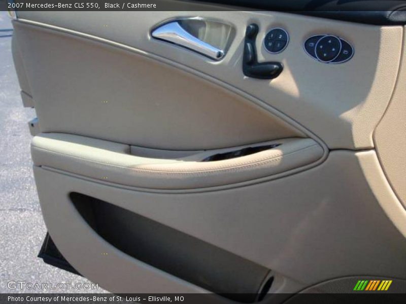 Black / Cashmere 2007 Mercedes-Benz CLS 550