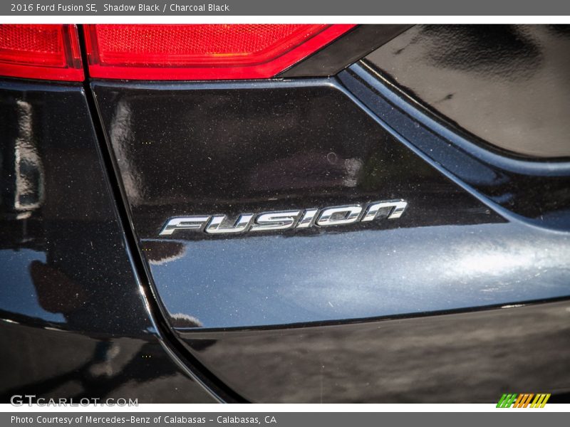 Shadow Black / Charcoal Black 2016 Ford Fusion SE