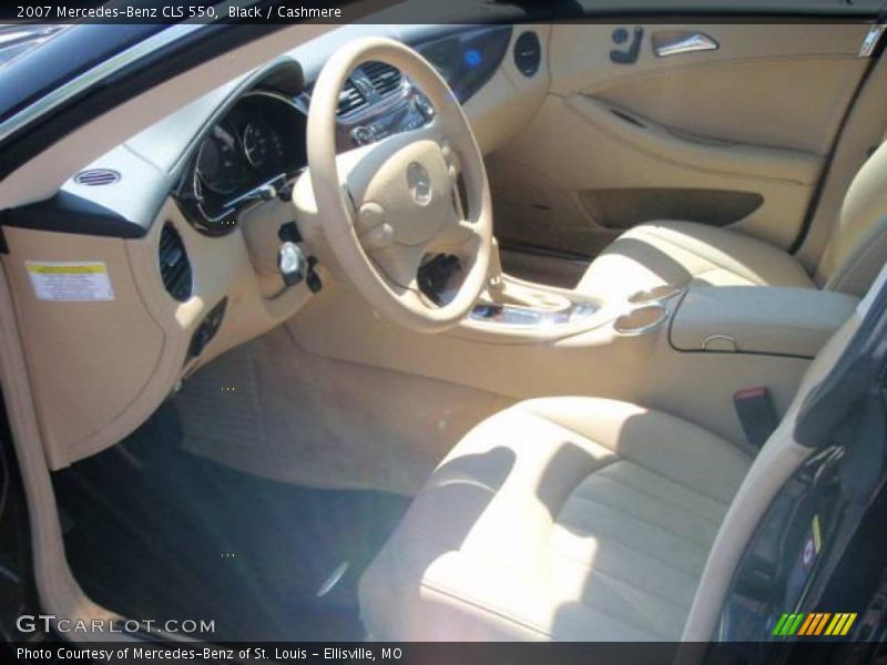 Black / Cashmere 2007 Mercedes-Benz CLS 550