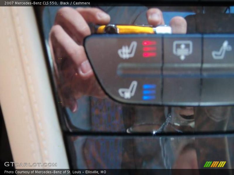 Black / Cashmere 2007 Mercedes-Benz CLS 550
