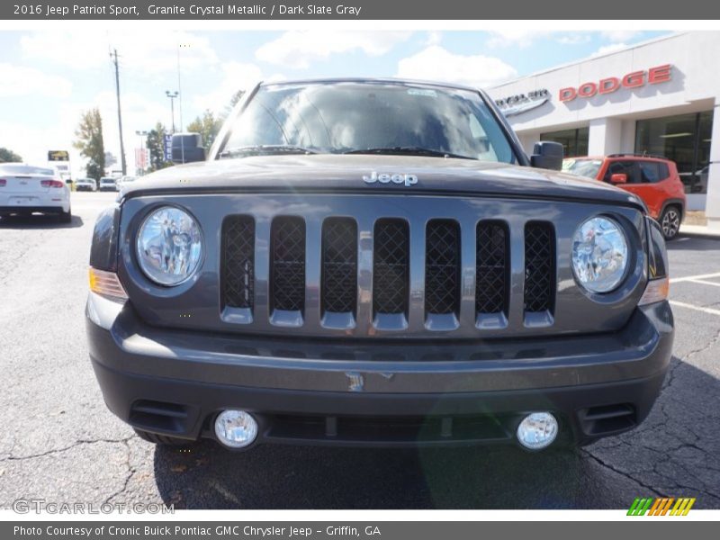 Granite Crystal Metallic / Dark Slate Gray 2016 Jeep Patriot Sport