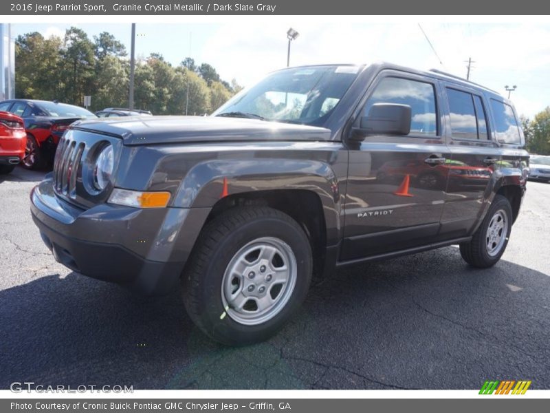 Granite Crystal Metallic / Dark Slate Gray 2016 Jeep Patriot Sport