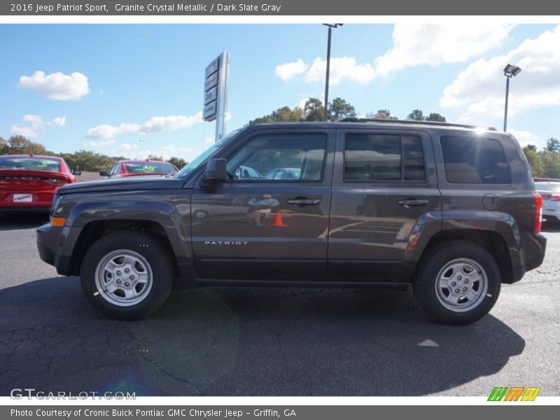 Granite Crystal Metallic / Dark Slate Gray 2016 Jeep Patriot Sport