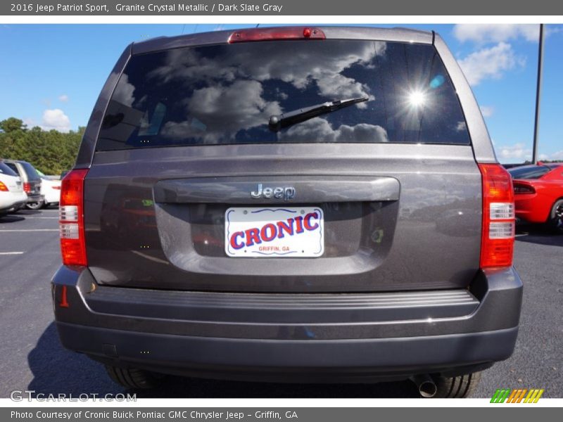 Granite Crystal Metallic / Dark Slate Gray 2016 Jeep Patriot Sport