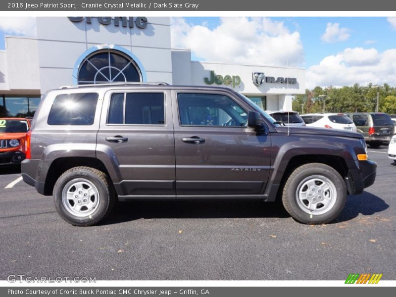 Granite Crystal Metallic / Dark Slate Gray 2016 Jeep Patriot Sport