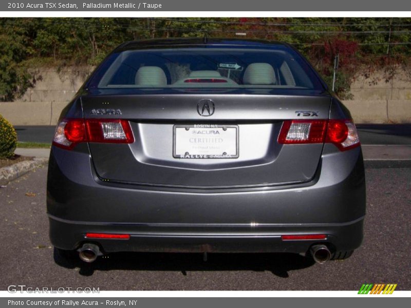 Palladium Metallic / Taupe 2010 Acura TSX Sedan