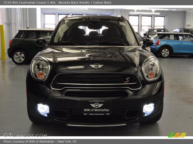 Absolute Black Metallic / Carbon Black 2016 Mini Countryman Cooper S All4