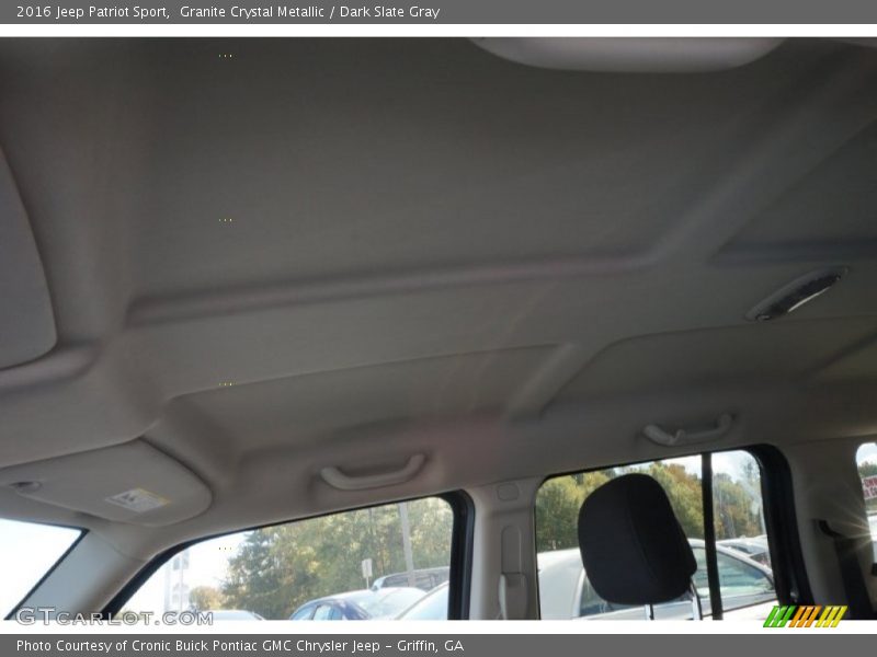 Granite Crystal Metallic / Dark Slate Gray 2016 Jeep Patriot Sport