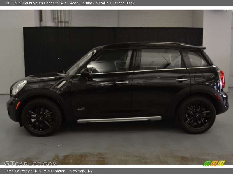 Absolute Black Metallic / Carbon Black 2016 Mini Countryman Cooper S All4