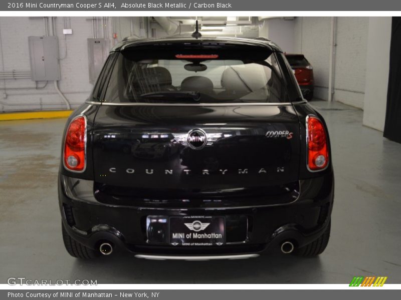 Absolute Black Metallic / Carbon Black 2016 Mini Countryman Cooper S All4