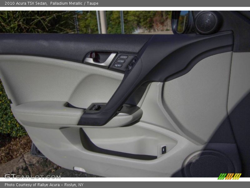 Palladium Metallic / Taupe 2010 Acura TSX Sedan