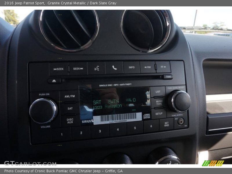 Granite Crystal Metallic / Dark Slate Gray 2016 Jeep Patriot Sport