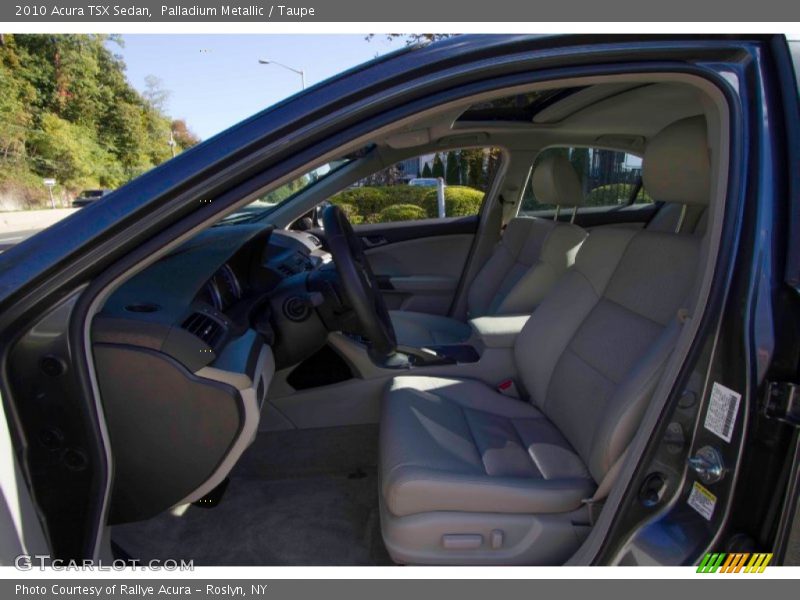 Palladium Metallic / Taupe 2010 Acura TSX Sedan