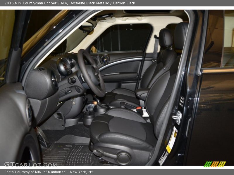 Absolute Black Metallic / Carbon Black 2016 Mini Countryman Cooper S All4
