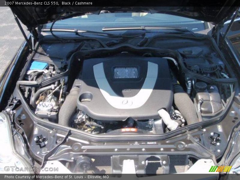 Black / Cashmere 2007 Mercedes-Benz CLS 550