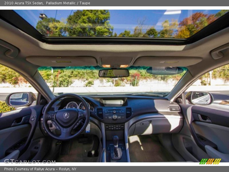 Palladium Metallic / Taupe 2010 Acura TSX Sedan