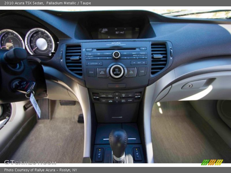 Palladium Metallic / Taupe 2010 Acura TSX Sedan
