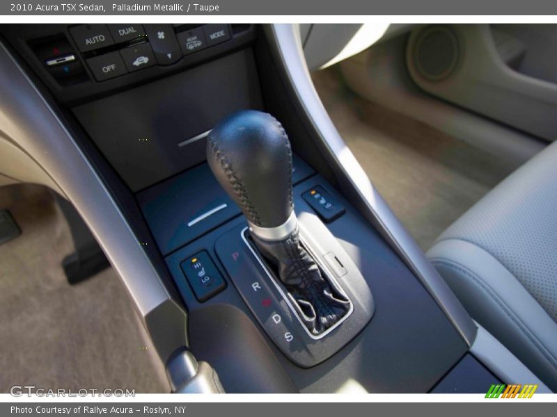 Palladium Metallic / Taupe 2010 Acura TSX Sedan