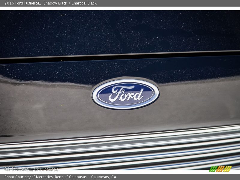 Shadow Black / Charcoal Black 2016 Ford Fusion SE
