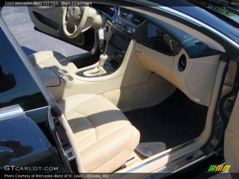 Black / Cashmere 2007 Mercedes-Benz CLS 550