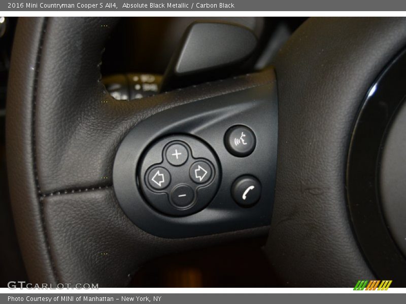 Controls of 2016 Countryman Cooper S All4