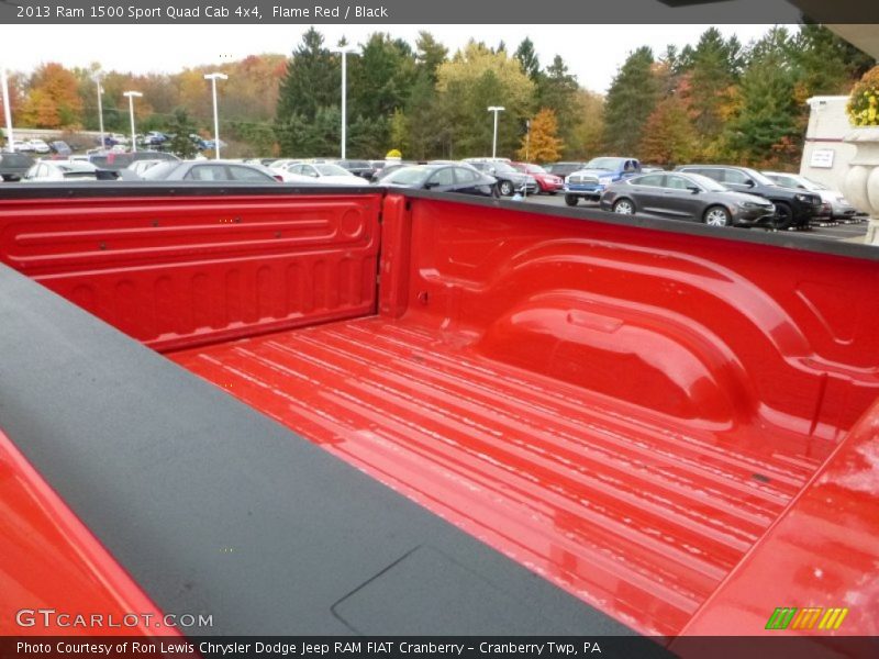 Flame Red / Black 2013 Ram 1500 Sport Quad Cab 4x4