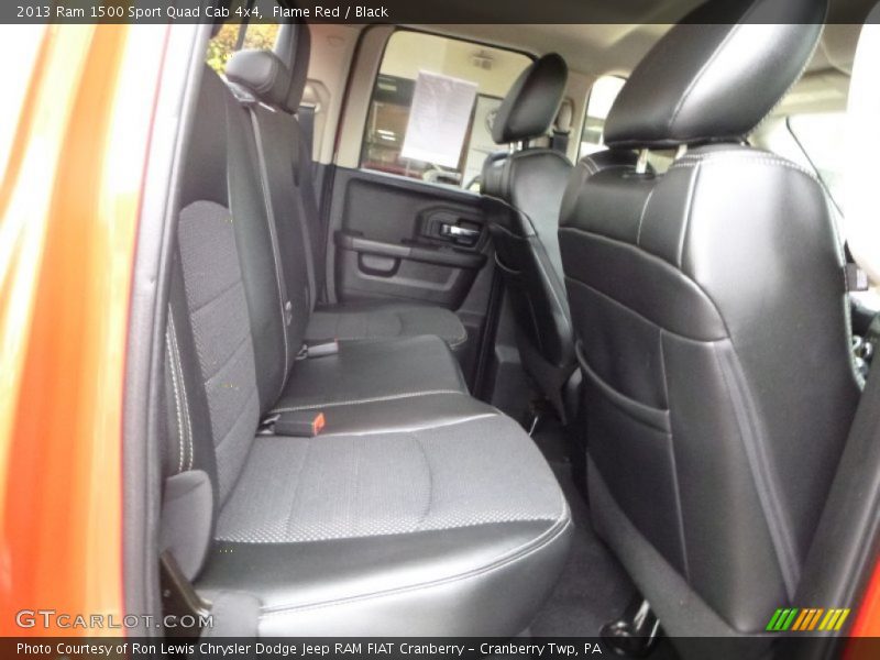 Flame Red / Black 2013 Ram 1500 Sport Quad Cab 4x4