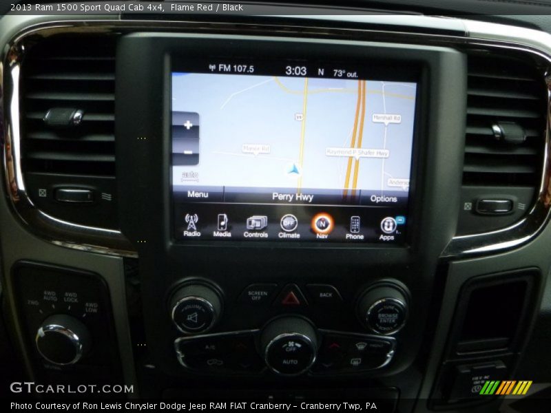 Flame Red / Black 2013 Ram 1500 Sport Quad Cab 4x4