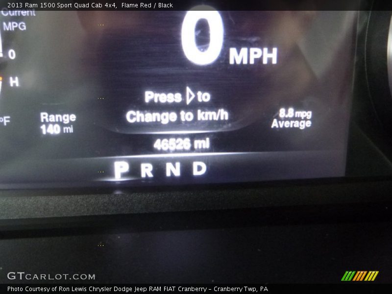 Flame Red / Black 2013 Ram 1500 Sport Quad Cab 4x4