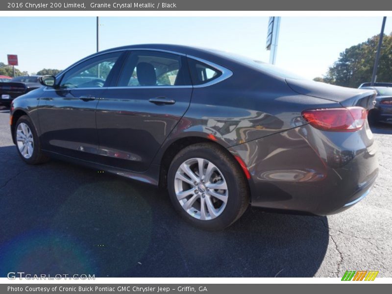 Granite Crystal Metallic / Black 2016 Chrysler 200 Limited
