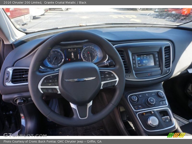 Granite Crystal Metallic / Black 2016 Chrysler 200 Limited