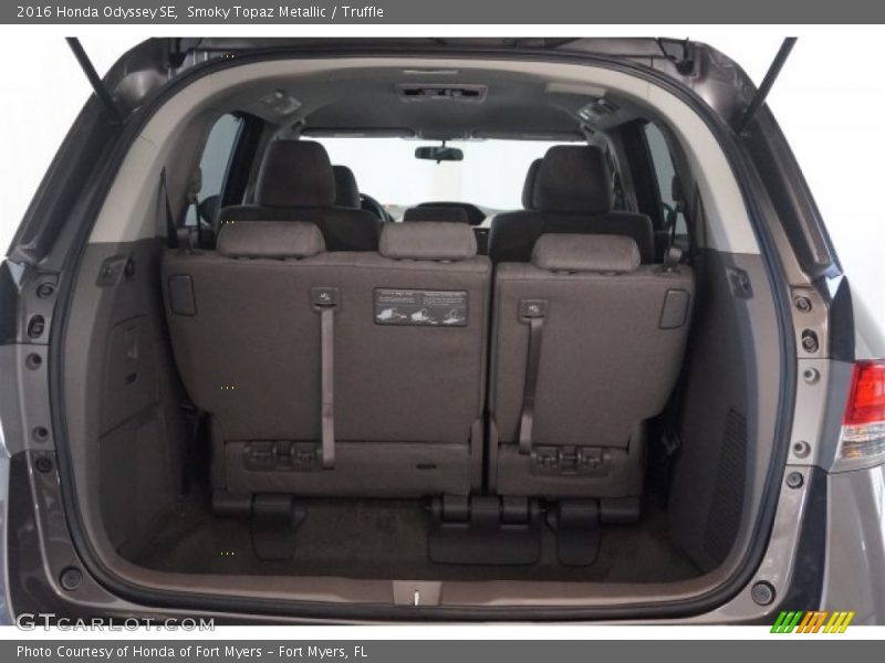Smoky Topaz Metallic / Truffle 2016 Honda Odyssey SE