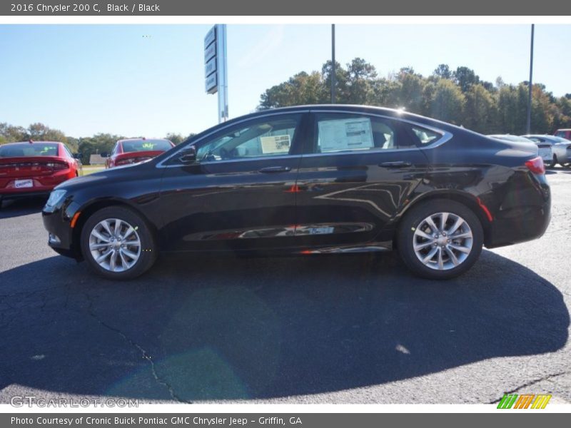 Black / Black 2016 Chrysler 200 C