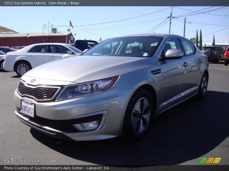 Satin Metal / Beige 2012 Kia Optima Hybrid