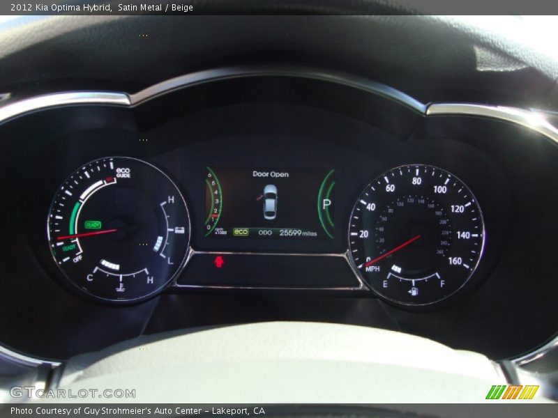 Satin Metal / Beige 2012 Kia Optima Hybrid