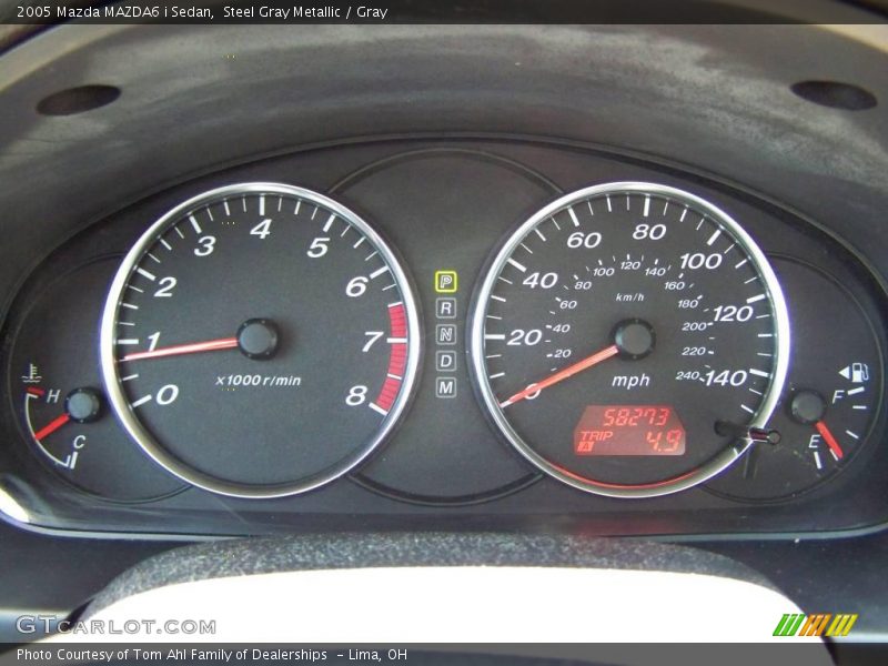 Steel Gray Metallic / Gray 2005 Mazda MAZDA6 i Sedan