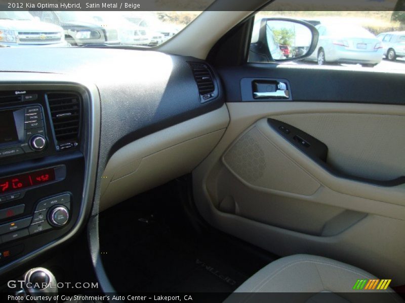 Satin Metal / Beige 2012 Kia Optima Hybrid