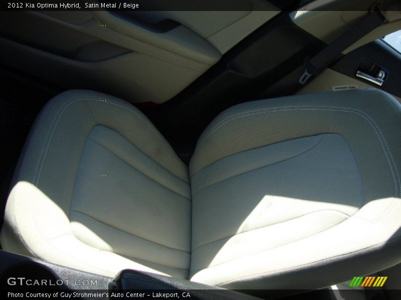 Satin Metal / Beige 2012 Kia Optima Hybrid