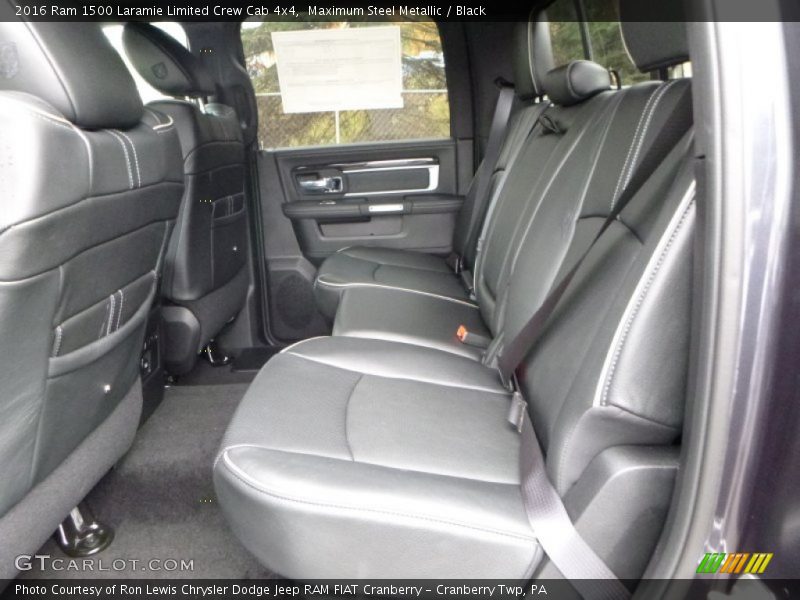 Rear Seat of 2016 1500 Laramie Limited Crew Cab 4x4