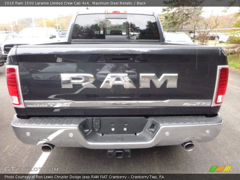 Maximum Steel Metallic / Black 2016 Ram 1500 Laramie Limited Crew Cab 4x4