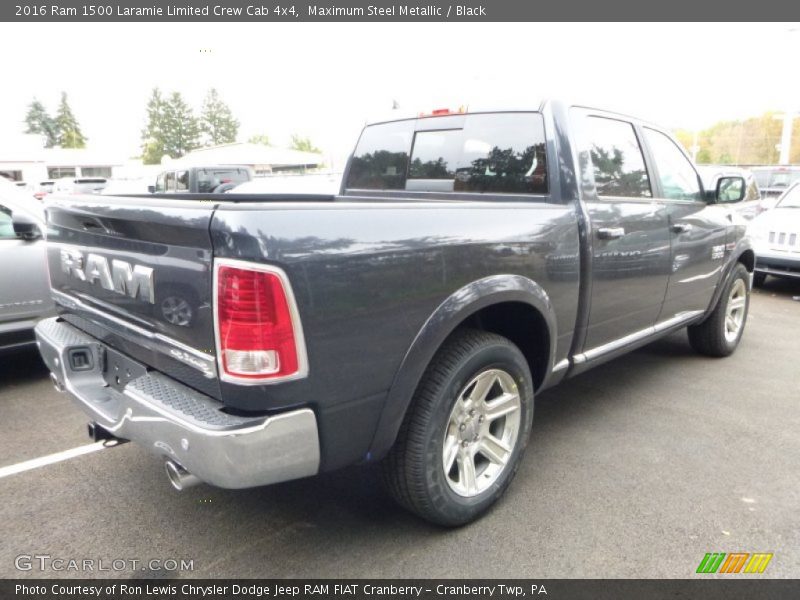 Maximum Steel Metallic / Black 2016 Ram 1500 Laramie Limited Crew Cab 4x4