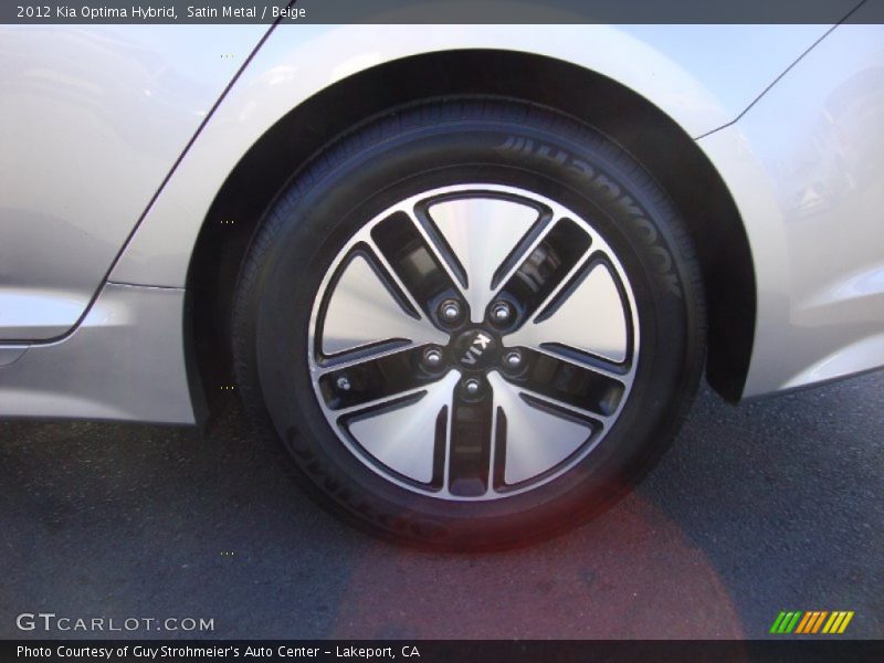 Satin Metal / Beige 2012 Kia Optima Hybrid