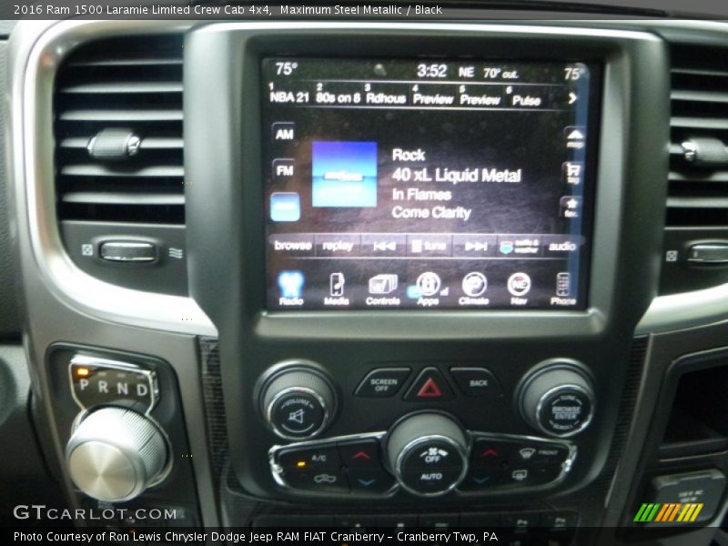 Maximum Steel Metallic / Black 2016 Ram 1500 Laramie Limited Crew Cab 4x4