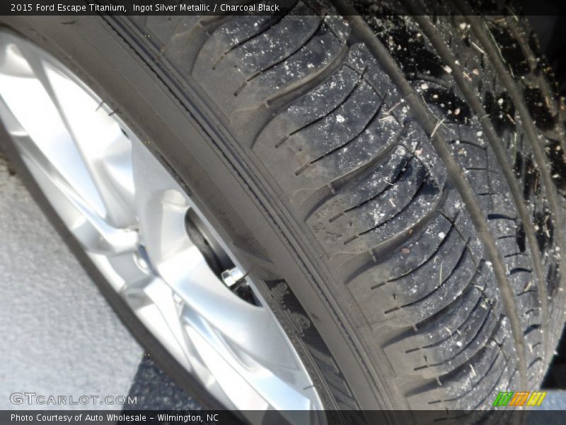 Ingot Silver Metallic / Charcoal Black 2015 Ford Escape Titanium